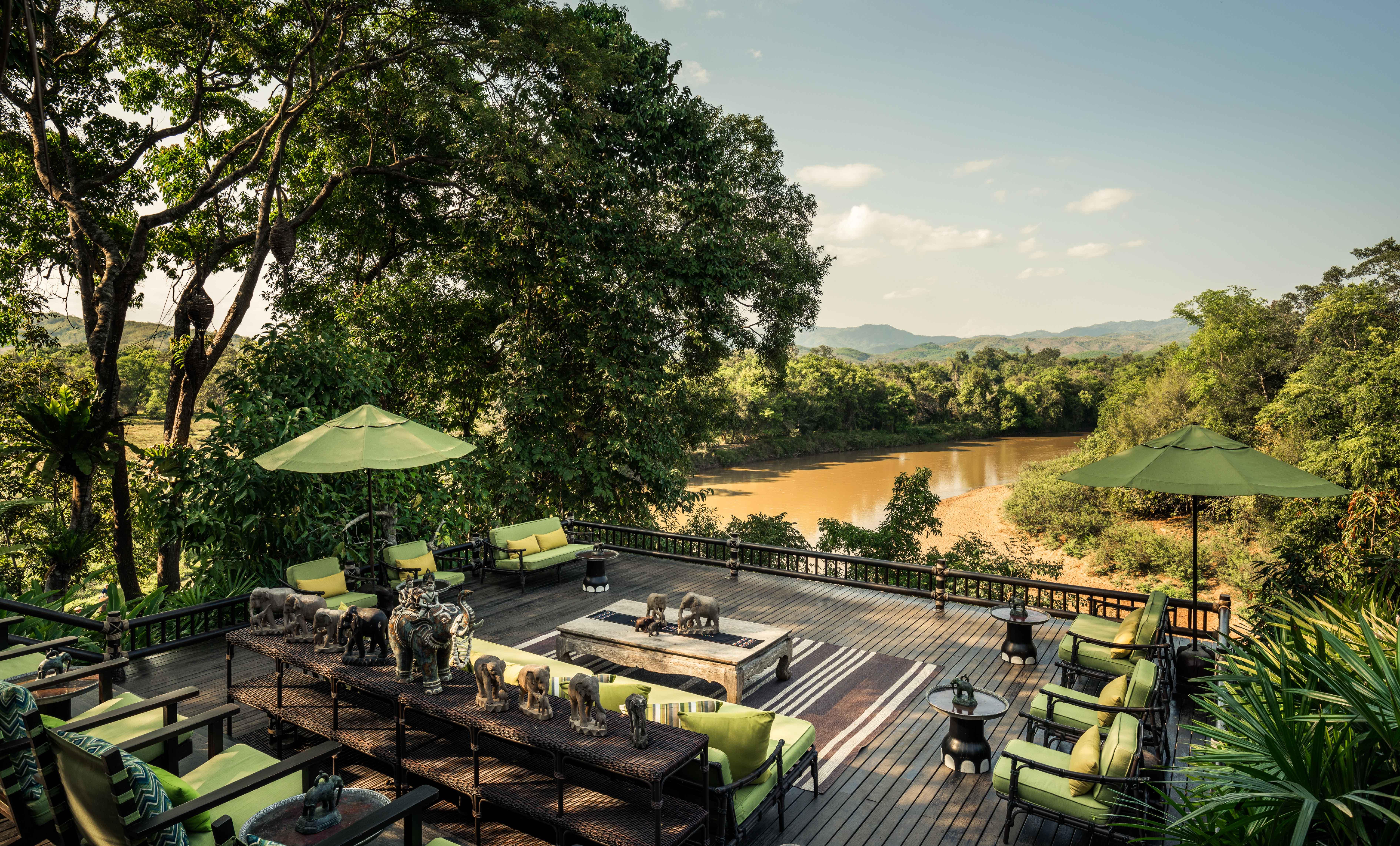 Four Seasons Tented Camp Золотой Треугольник Экстерьер фото
